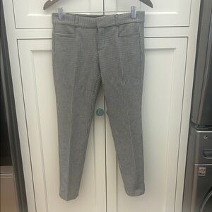 Banana Republic Black and White Houndstooth Pants